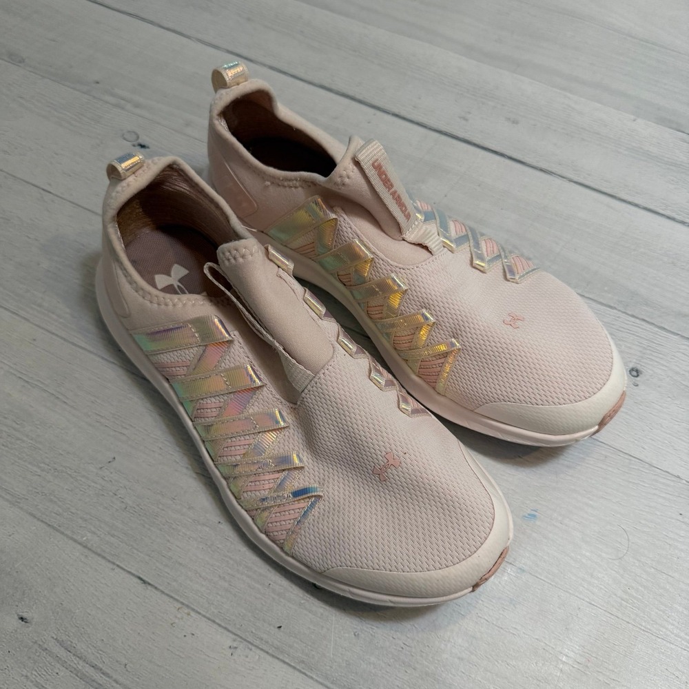 Under armour Girls'‎ Grade School UA Infinity HG Shoes pink slip on size 6